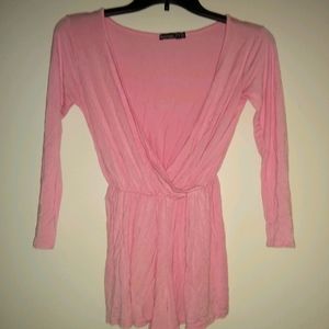 Never Worn Soft Baby Pink Romper